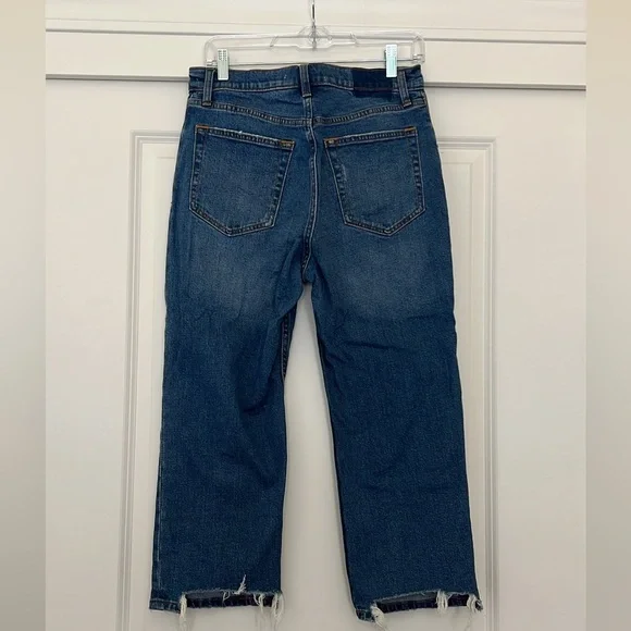 Abercrombie & Fitch Blue Straight Leg Jeans Size 29/8xs - Picture 4 of 6